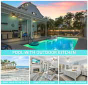 3 Min to Beach | Private Pool & Outdoor Kitchen