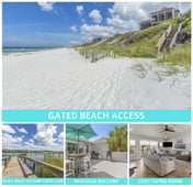 Steps to Gated Beach Access, Heart of 30A