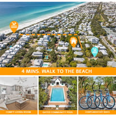 Luxe Beach House: Steps to Rosemary-Beach-Pool