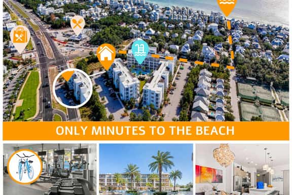 Luxe 1st floor, Close to Beach, Heated Pool, Bikes - Image 1