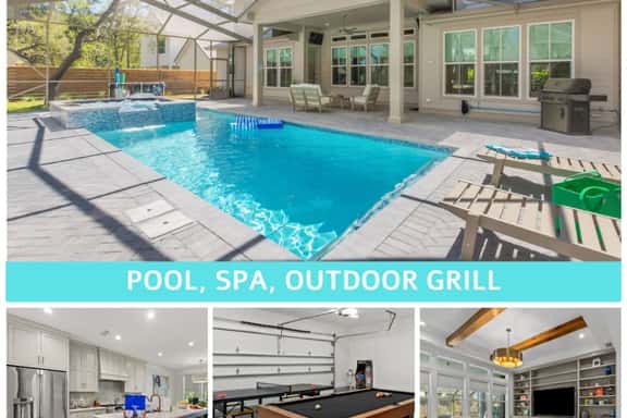Luxury Home: Screened Pool, Spa, Game Room, Bikes - Image 1