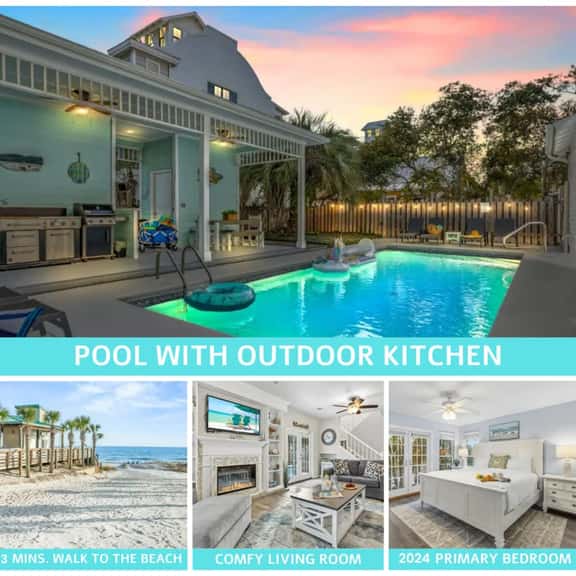 3 Min to Beach | Private Pool & Outdoor Kitchen - Image 1