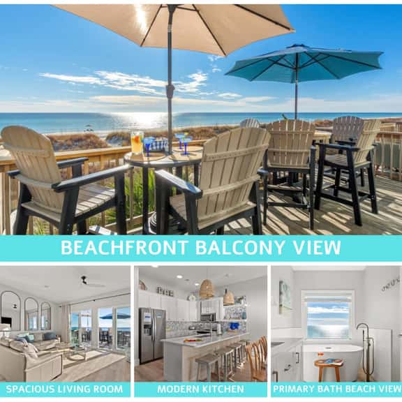 Beachfront, Pool, Amazing Views, and Sleeps 14 - Image 1